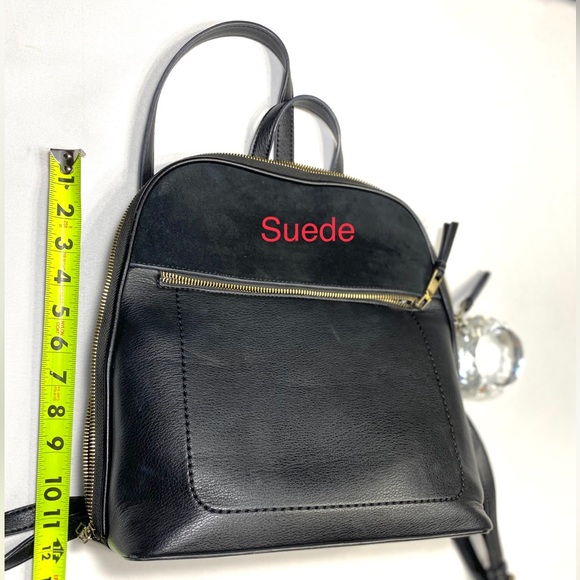 Backpack Black Classic partly suede Bag - Picture 5 of 17
